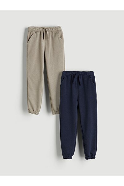 LC Waikiki LCW Kids YENİ SEZON Beli Lastikli Erkek Çocuk Jogger Eşofman Altı 2'li