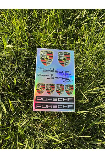 CEBECİOTO PORSHE KELEBEK CAM HOLOGRAM STİCKER YENİ SERİ