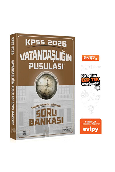 CBA Akademi 2026 KPSS Vatandaşlık Vatandaşlığın Pusulası Soru Bankası Çözümlü...