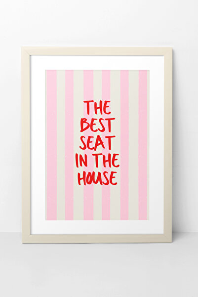 Funzee Humorous Bathroom Wall Poster I the Best Seat in the House - Unframed Poster