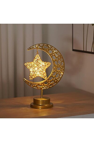 Generic Brand T Tersely Moon Star Lamp, Diwali Eid Decorations Bedroom Lamps,...
