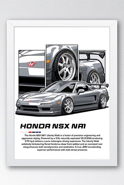 Saturn NSX NA1 Pictură în cadru - Poster Honda Car