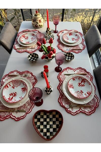NC Home Design French Model Red American Service