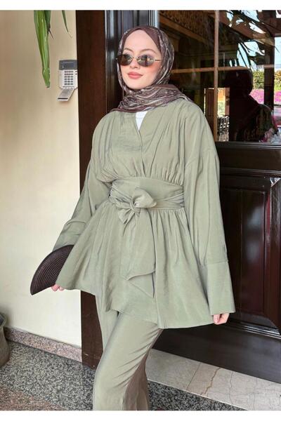 KILIF STORE Belly Tie Modal Set
