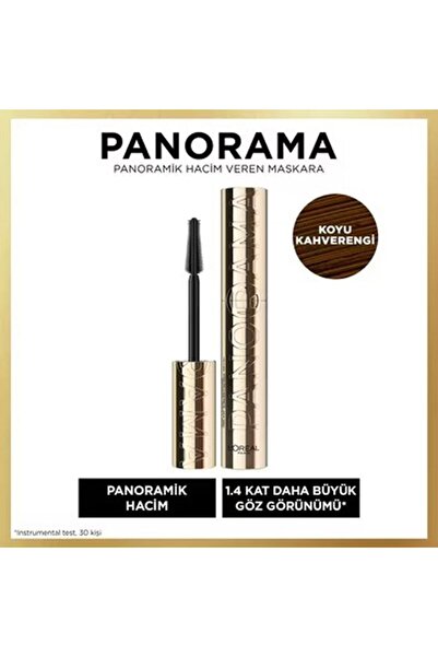 L'Oreal Paris Panorama Hacim Veren Maskara Koyu Kahverengi