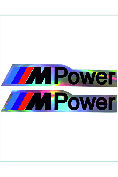 İŞCAN MOTOR MPOWER HOLOGRAM STİCKER 3x15cm 2 ADET M POWER
