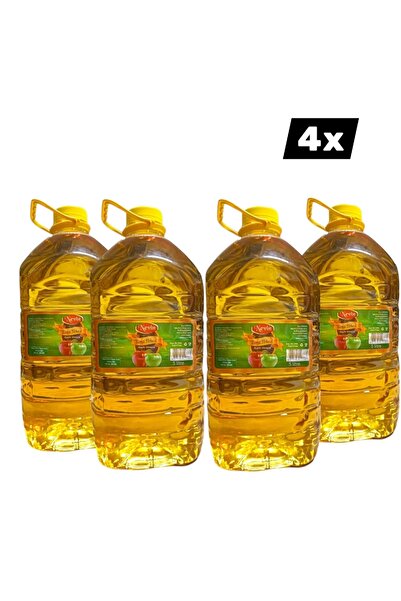 nevin Elma Sirkesi 1 Koli 5 Lt x 4 Adet (%100 Doğal Fermantasyon)