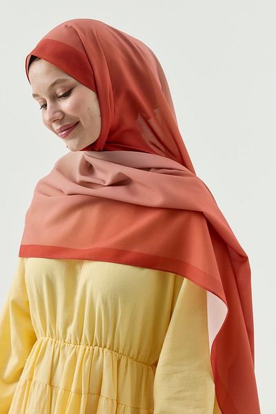Modakaşmir Velora Gradient Pattern Prose Shawl