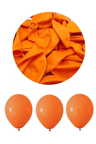 Bunloon Orange Balloon 50 Pieces Pastel Color – Bulk Organization and Decoration Set