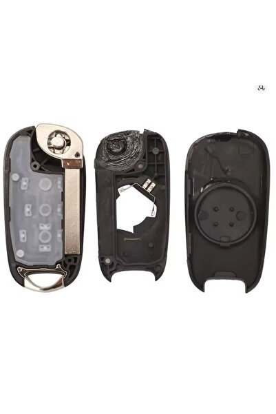 TECHSTAR Carcasă cheie auto cu 3 butoane și lamă SX9 pentru Opel Astra K 2015-2019