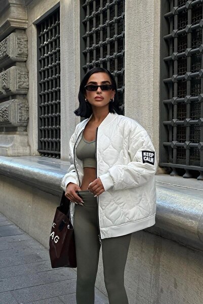 Lijuri Аліса Оверсайз Капітоне Бомбер Куртка 7058 -08 R11-B-K3