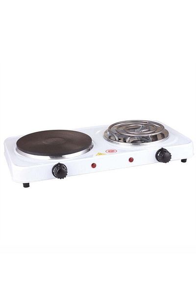 Generic Refora Electric Cooking Stove With Two Burners – Dual Heat Plate and Spiral