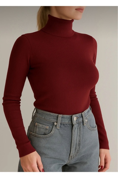 LC Waikiki Women's Turtleneck Body Slim Seasonal