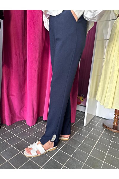 Pocket LACİVERT RENGİ TAŞLI PANTOLON KALIP DAR