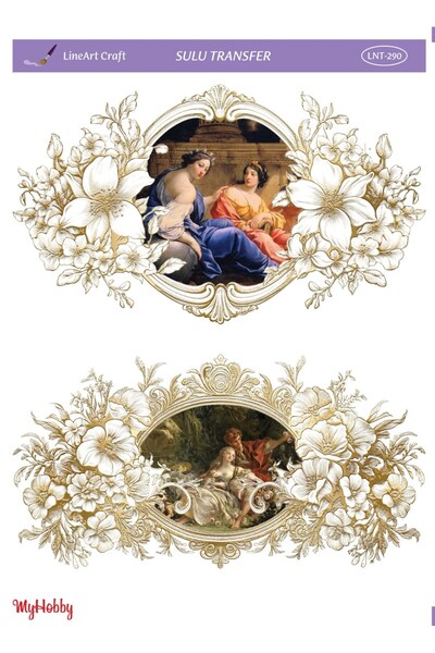LİNEART Sulu Transfer LNT290 25x35cm, Dekopaj