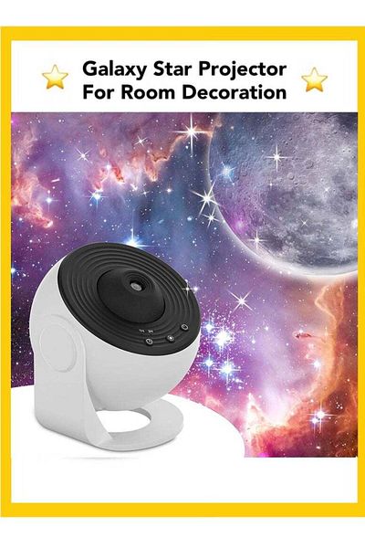 Generic MOCOM 12-in-1 HD Galaxy Star Projector with Timer | Rotating Planetarium Night Light for Kids & Adu