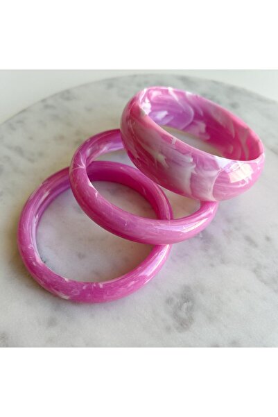 CHARMLUCKY مجموعة أساور من العظام مكونة من 3 قطع