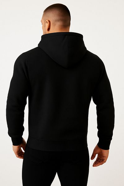 CLASSY.MODA Men's Hooded Sweatshirt - Oversize Fit 3 Thread Fabric