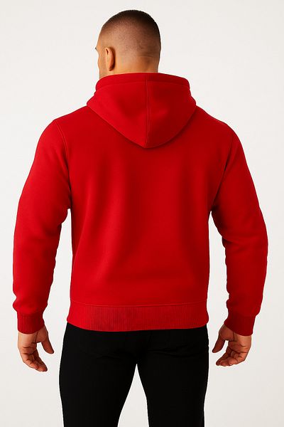 CLASSY.MODA Men's Hooded Sweatshirt - Oversize Fit 3 Thread Fabric