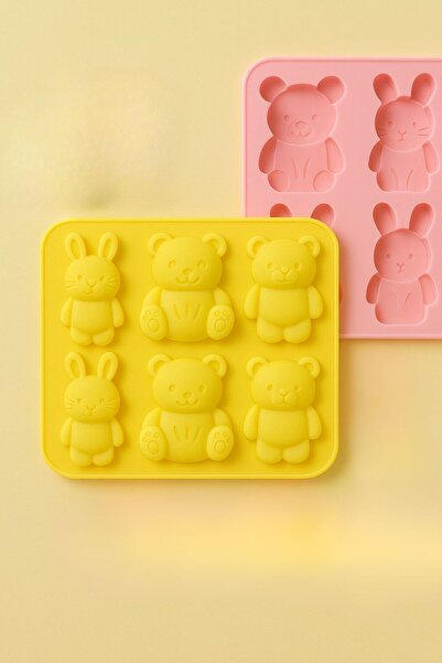 Kırmızı Beyaz Home Çok Amaçlı Silikon Dondurma Kalıbı – Buz, Çikolata, Tatlı ...