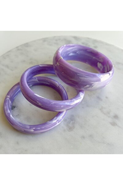 CHARMLUCKY مجموعة أساور من العظام مكونة من 3 قطع