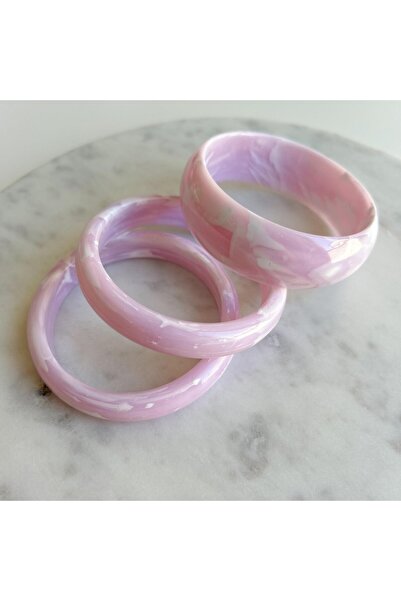 CHARMLUCKY مجموعة أساور من العظام مكونة من 3 قطع