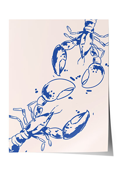 Zestia Poster fără ramă, Crabi minimalisti, Poster decorativ pentru dormitor ...