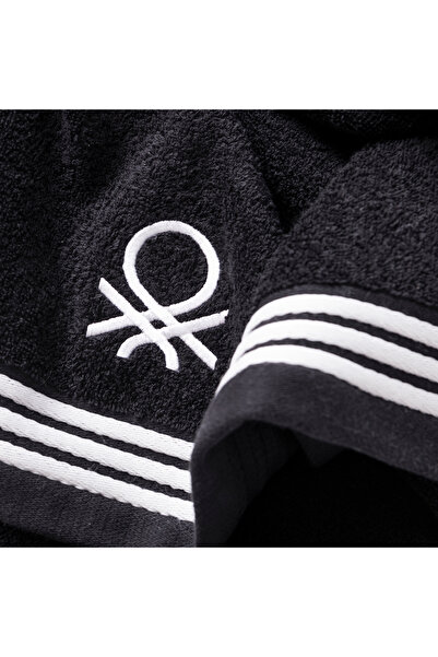 Benetton Банний рушник для рук та обличчя Чорний 100% бавовна 70x140 см