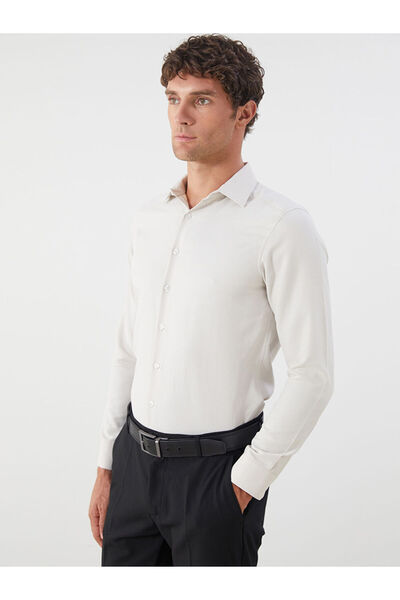 LC Waikiki Quality Parts from Celebi Store |   Slim Fit Long Sleeve Dobby Men's Shirt