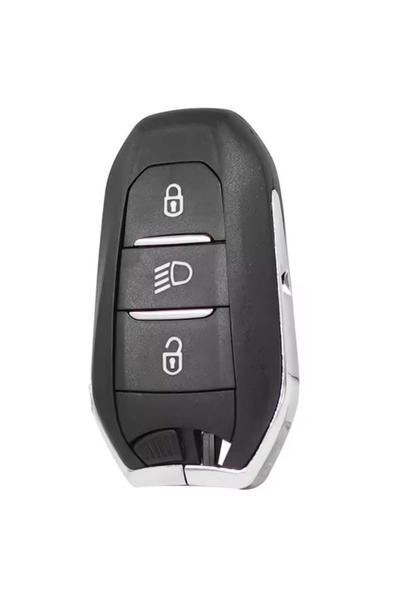 TECHSTAR Carcasă cheie auto cu 3 butoane, compatibilă Peugeot 308, 408, 508, 3008, 5008, Citroen C3,