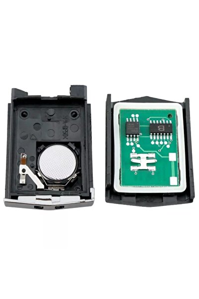 TECHSTAR Carcasă cheie auto completă, 3 butoane, 433MHz, SKE126-01, cip ID63 pe 80 de biți – Compatibilă cu