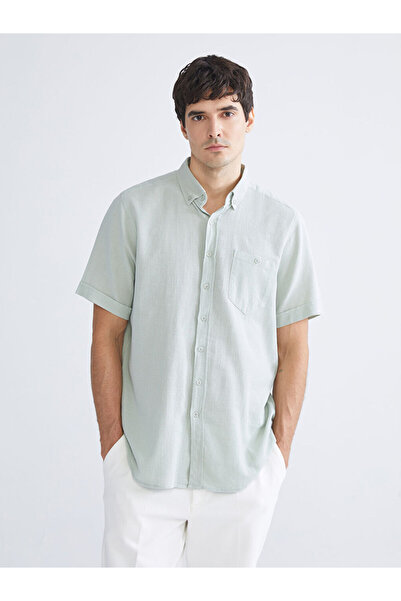 LC Waikiki Quality Parts from Çelebi Store Standart Fit Short Sleeve Men's Shirt