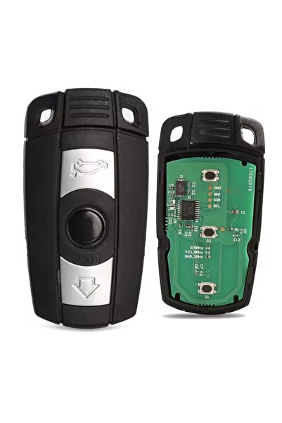 TECHSTAR Cheie auto completă programabilă, compatibilă cu BMW seria 1/3/5/7/X...