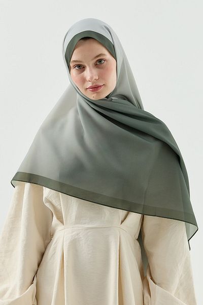 Modakaşmir Velora Gradient Pattern Prose Shawl