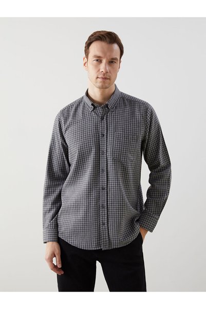 LC Waikiki Lcwaikiki classicregular fit long sleeve plaid shirt for men