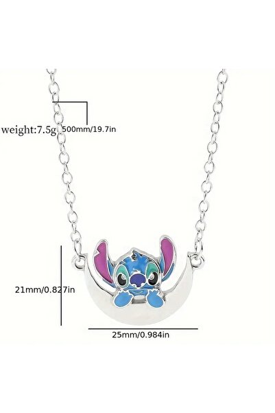 GlassySKY Sevimli Figür Kolye Arkadaş Doğum Günü Hediyesi