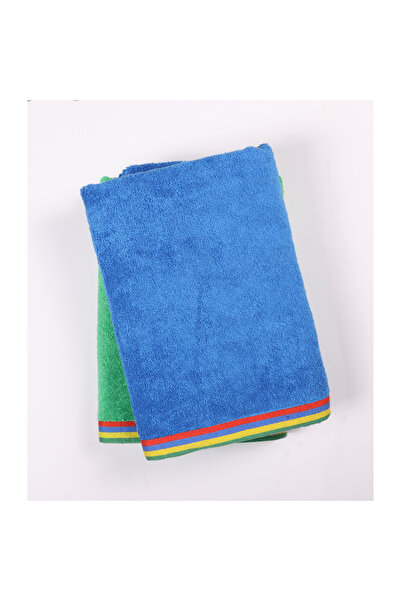 Benetton Plaj Havlu Unisex Mavi 70 x 140 cm