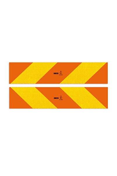 BORG-HICO Set de 2 autocolante reflectorizante, model HICO TWY027, culori gal...