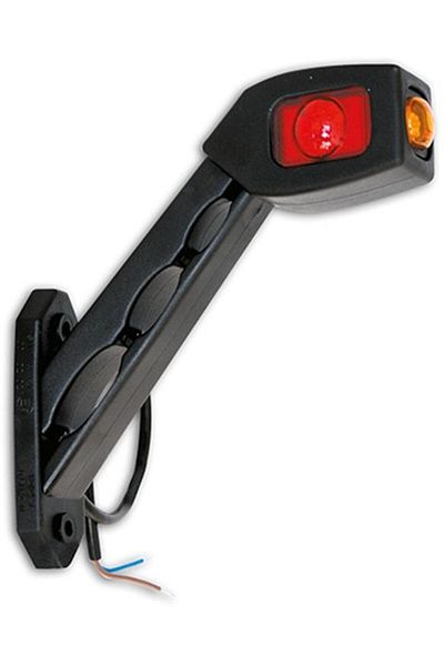 BORG-HICO BORG HICO OBR109P oblique LED trailer marker light, long model, for the right side