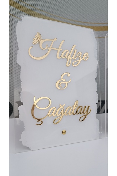 şeyma lazer Nişan Söz Masaüstü İsimlik