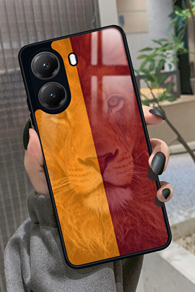 Snacase Xiaomi Poco X7 Pro Uyumlu Aslan Tasarımlı Glossy Premium Kılıf