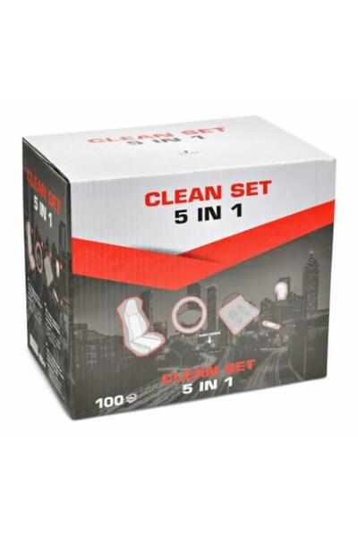 Serwo Set 100 Huse de Protecție Interior Auto 5 în 1, pentru Volan, Scaun, Pr...