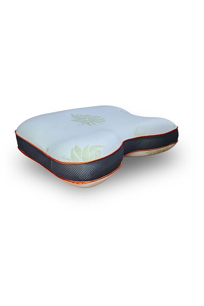 moda home bedding Snoring-Reducing-Preventive Pillow with Aloe Vera Fabric, Orthopedic Skin-Friendly Visco Particle Pillow