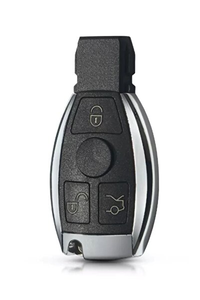 TECHSTAR Carcasă cheie pentru Mercedes-Benz cu 3 butoane, compatibilă cu A, B...