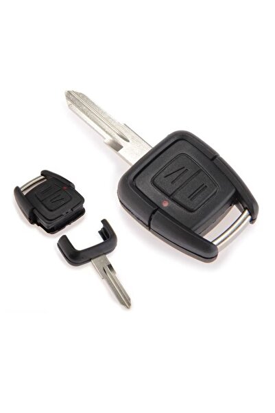 TECHSTAR Carcasă cheie auto cu 2 butoane și lamă stângă - compatibilă cu Opel și Vauxhall Astra,