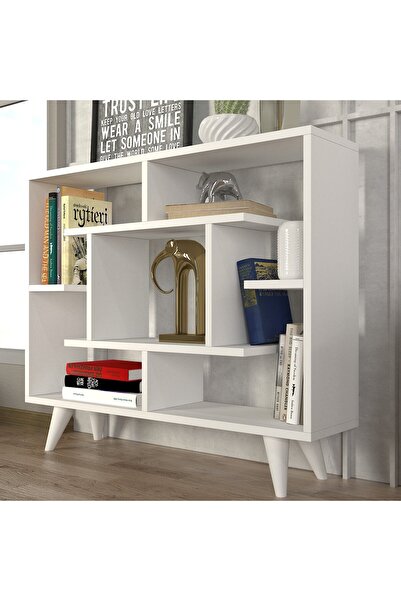 dorpek Nantes Kitaplık Beyaz