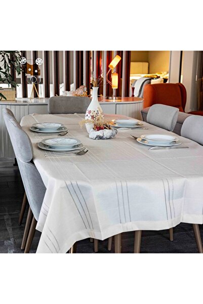 mybedesten مفرش طاولة مخطط