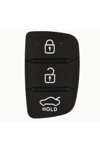 TECHSTAR Membrană de cauciuc pentru cheie auto cu 3 butoane – Compatibil Hyundai, Kia – Telecomandă, Tastatură