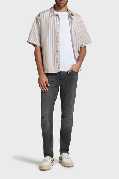 BOSS Pamuklu Slim Fit Normal Bel Düz Paça Jeans Erkek KOT PANTOLON 50544636 010