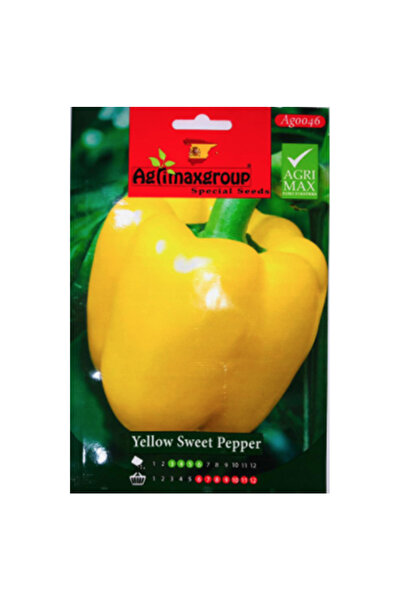 agrimax بذور الفلفل الحلو الأصفر عالية الجودة (صنع في إسبانيا)